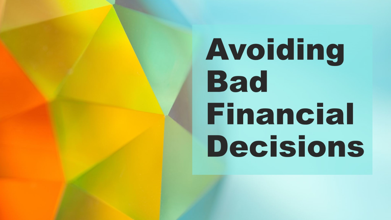 How to Build Systems to Avoid Bad Financial Decisions – Unlock your ...
