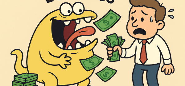 monster eating business business capital ...